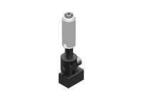 GIMATIC VACUUM NON-ROTATIVE SUSPENSION WITH ANGULAR COUPLING AND SMOOTH BODY, DIAMETER 10 MM, STROKE 10 MM, M5