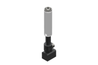 GIMATIC VACUUM NON-ROTATIVE SUSPENSION WITH ANGULAR COUPLING AND SMOOTH BODY, DIAMETER 14 MM, STROKE 20 MM, G1/8