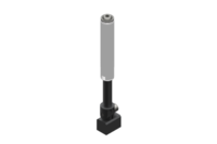 GIMATIC VACUUM NON-ROTATIVE SUSPENSION WITH ANGULAR COUPLING AND SMOOTH BODY, DIAMETER 14 MM, STROKE 35 MM, G1/8