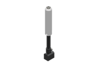 GIMATIC VACUUM NON-ROTATIVE SUSPENSION WITH ANGULAR COUPLING AND SMOOTH BODY, DIAMETER 20 MM, STROKE 50 MM, G1/4