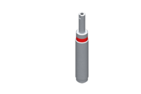 GIMATIC VACUUM NON-ROTATIVE TELESCOPIC SUSPENSION WITH SMOOTH BODY, DIAMETER 16 MM, STROKE 20 MM, M5, FOR VACUUM