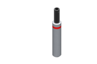 GIMATIC VACUUM NON-ROTATIVE TELESCOPIC SUSPENSION WITH SMOOTH BODY, DIAMETER 20 MM, STROKE 30 MM, G1/8, FOR VACUUM