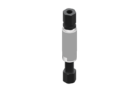 GIMATIC VACUUM NON-ROTATIVE SUSPENSION WITH SMOOTH BODY, DIAMETER 10 MM, STROKE 10 MM, M5