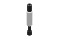GIMATIC VACUUM NON-ROTATIVE SUSPENSION WITH SMOOTH BODY, DIAMETER 20 MM, STROKE 25 MM, G1/8