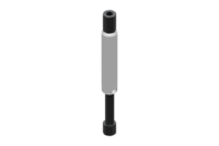 GIMATIC VACUUM NON-ROTATIVE SUSPENSION WITH SMOOTH BODY, DIAMETER 20 MM, STROKE 50 MM, G1/8