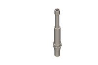 GIMATIC VACUUM STAINLESS STEEL ROTATIVE SUSPENSION WITH M20X1.5 THREADED BODY, STROKE 50 MM, G1/4 THREAD, WITH 2 NUTS