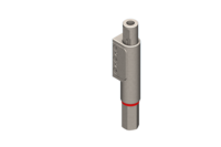 GIMATIC VACUUM HEAVY-DUTY STAINLESS STEEL NON-ROTATIVE SUSPENSION, BODY DIAMETER 10 MM, STROKE 10 MM, M5 THREAD