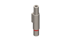 GIMATIC VACUUM HEAVY-DUTY STAINLESS STEEL NON-ROTATIVE SUSPENSION, BODY DIAMETER 20 MM, STROKE 25 MM, THREAD G1/8