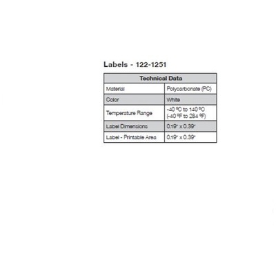 122-1251 NUMATICS/AVENTICS PART G3 TAG TREE