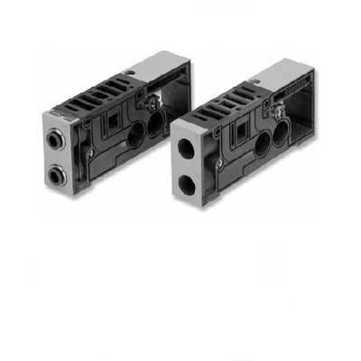206-1279 NUMATICS/AVENTICS MANIFOLD BLOCK 2012 SERIES 3/8" NPT S/B PORTS DZB (Z2)