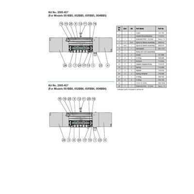 115-266 NUMATICS/AVENTICS VALVE PART 2005 SERIES SPRING
