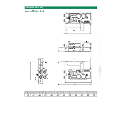 052BA4Z6ML00061 NUMATICS/AVENTICS SOL-PILOT VALVE/MANIFOLD 2005 SERIES 4/2 SPR RTN 24VDC 1/4" TUBE, SC, DZB