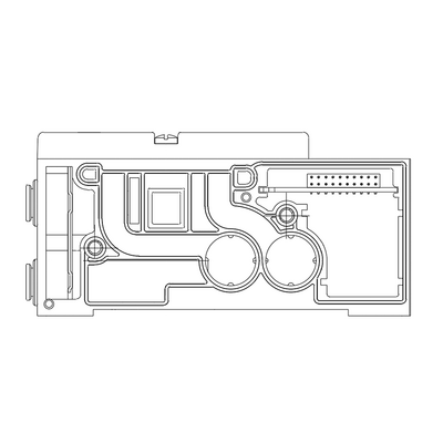 BLANK PLATE ON A MANIFOLD BLOCK - 2012 SERIES TPS