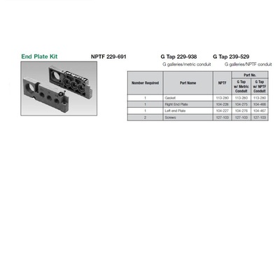 127-103 NUMATICS/AVENTICS MANIFOLD PART MK8 SERIES REPLACEMENT MT SCREW