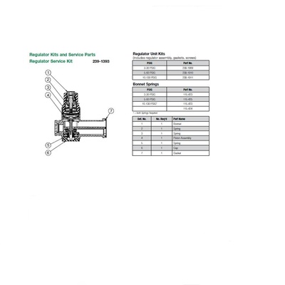 239-1393 NUMATICS/AVENTICS REPAIR KIT SANDWICH REGULATOR 2012 SERIES