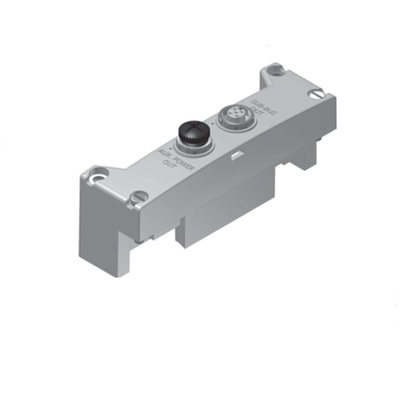NUMATICS/AVENTICS MANIFOLD PART G3 SUB-BUS OUT MODULE W/DIN RAIL