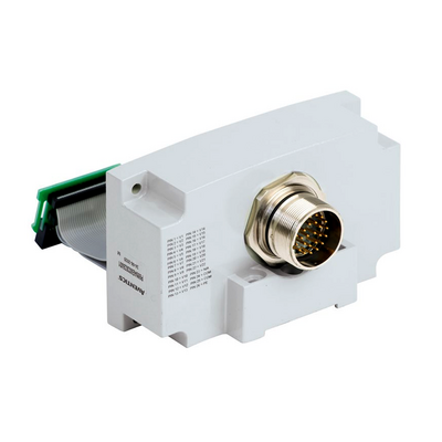 NUMATICS/AVENTICS MANIFOLD PART 501,502,503 SERIES 26 PIN ROUND CONNECTOR &amp; HOUSING W/DIN RAIL