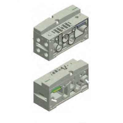NUMATICS/AVENTICS BLANK PLATE/MID STATION SUPPLY BLOCK 503 SERIES 2 STA 1/4" NPT SIDE PORTS DZB (PTY)