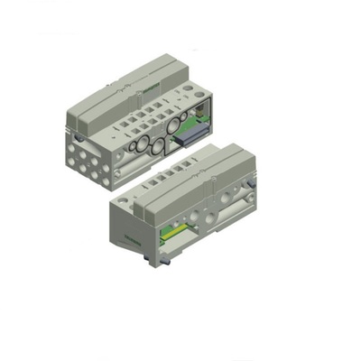 NUMATICS/AVENTICS BLANK PLATE/MID STATION SUPPLY BLOCK 501 SERIES 4 STATION M7 TRD SIDE PORTS (PTY)