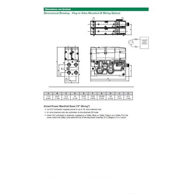 8503AMM22XA0010 NUMATICS/AVENTICS MANIFOLD BLOCK 503 SERIES 2 STA 1/4" NPT SIDE PORTS DZB (PTY) 0-24 VDC