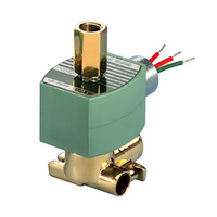 ASCO BRASS PROCESS SOLENOID VALVE 8317 SERIES 3/2 NC, 110VAC, 0.2CV, 1/4" NPT