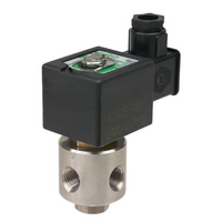 ASCO STAINLESS STEEL PROCESS SOLENOID VALVE 8320 SERIES 3/2 UNIVERSAL, 110VAC, 0.21CV, 1/8" NPT