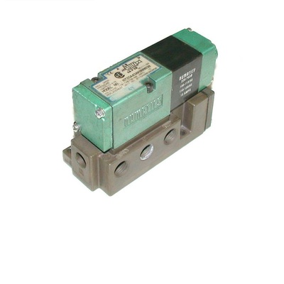 NUMATICS/AVENTICS SOLENOID VALVE/BASE 250 SERIES 4/2 SPR RTN 120VAC 1/2" NPT