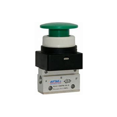 AIRTAC MANUAL VALVES, CM3 SERIES LATCHING TYPE COMPACT 3 WAY 2 POSITION N.C, M5 PORTS