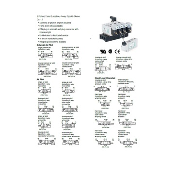 L23LD552O000000 NUMATICS/AVENTICS MECHANICAL VALVE L2 SERIES 4/3 OPEN CTR 3/8" NPT (HAND LEVER)