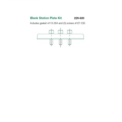 229-620 NUMATICS/AVENTICS BLANK PLATE MK15 SERIES