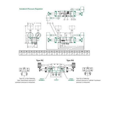 152RQ100J012H00 NUMATICS/AVENTICS SANDWICH REGULATOR MK15 SERIES DUAL PR/RC 10-130PSI, NO GAUGE