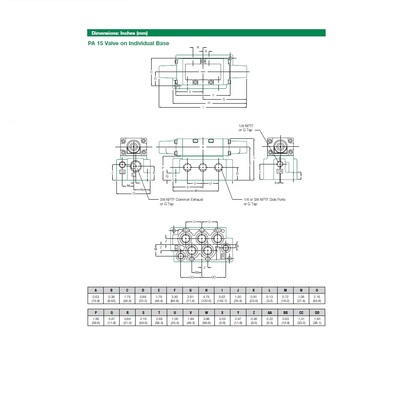 153JJ541O000000 NUMATICS/AVENTICS AIR-PILOT VALVE/BASE MK15 SERIES 4/3 OPEN CTR 3/8" NPT