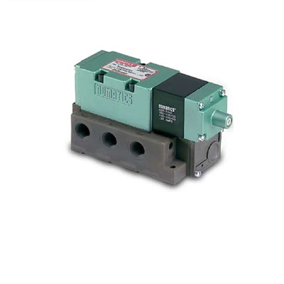 NUMATICS/AVENTICS SOLENOID VALVE/BASE MK55 SERIES 4/2 SPR RTN 120VAC 3/8" NPT